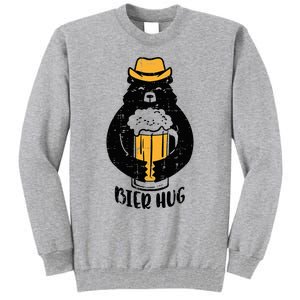 Oktoberfest Bier Hug Bear Cute German Costume Tall Sweatshirt