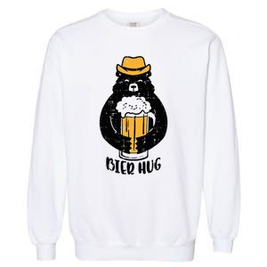 Oktoberfest Bier Hug Bear Cute German Costume Garment-Dyed Sweatshirt