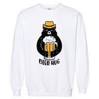 Oktoberfest Bier Hug Bear Cute German Costume Garment-Dyed Sweatshirt