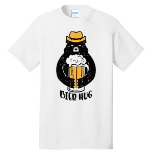 Oktoberfest Bier Hug Bear Cute German Costume Tall T-Shirt