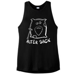 Old Bag Humor Joke Cheeky Ladies PosiCharge Tri-Blend Wicking Tank