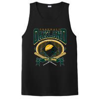 Oakland Baseball Home Plate & Bat Script Fan PosiCharge Competitor Tank