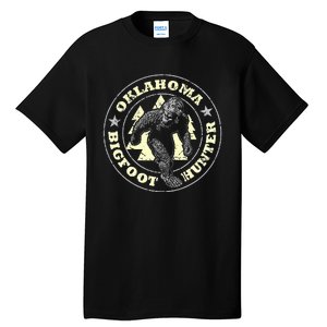 Oklahoma Bigfoot Hunter Believe State Pride Tall T-Shirt