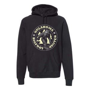 Oklahoma Bigfoot Hunter Believe State Pride Premium Hoodie