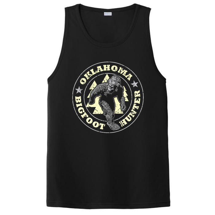 Oklahoma Bigfoot Hunter Believe State Pride PosiCharge Competitor Tank