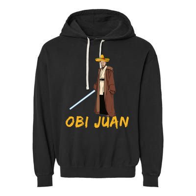 Obi Juan Funny Cinco De Mayo Garment-Dyed Fleece Hoodie
