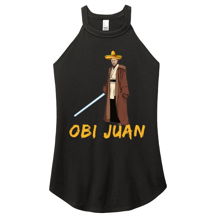 Obi Juan Funny Cinco De Mayo Women's Perfect Tri Rocker Tank
