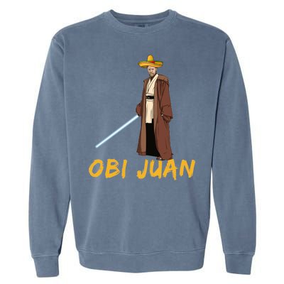 Obi Juan Funny Cinco De Mayo Garment-Dyed Sweatshirt