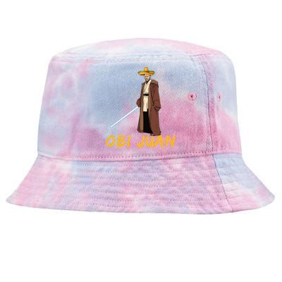 Obi Juan Funny Cinco De Mayo Tie-Dyed Bucket Hat