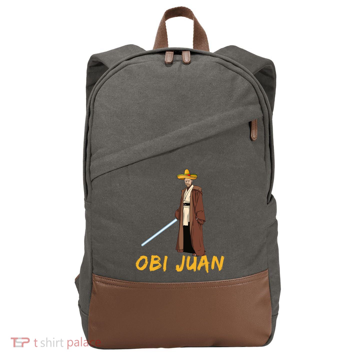 Obi Juan Funny Cinco De Mayo Cotton Canvas Backpack