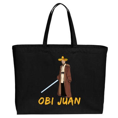 Obi Juan Funny Cinco De Mayo Cotton Canvas Jumbo Tote