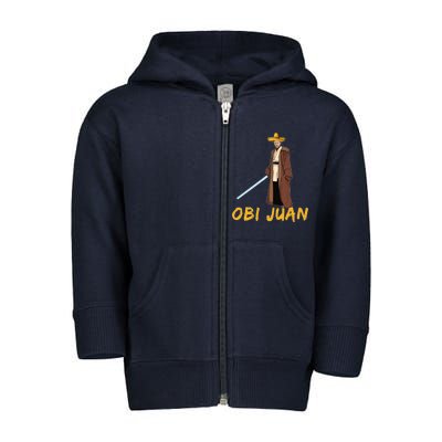 Obi Juan Funny Cinco De Mayo Toddler Zip Fleece Hoodie