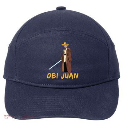 Obi Juan Funny Cinco De Mayo 7-Panel Snapback Hat
