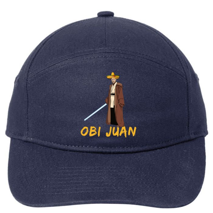 Obi Juan Funny Cinco De Mayo 7-Panel Snapback Hat