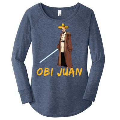 Obi Juan Funny Cinco De Mayo Women's Perfect Tri Tunic Long Sleeve Shirt