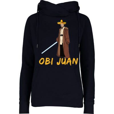 Obi Juan Funny Cinco De Mayo Womens Funnel Neck Pullover Hood