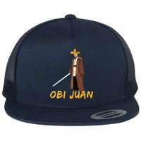 Obi Juan Funny Cinco De Mayo Flat Bill Trucker Hat