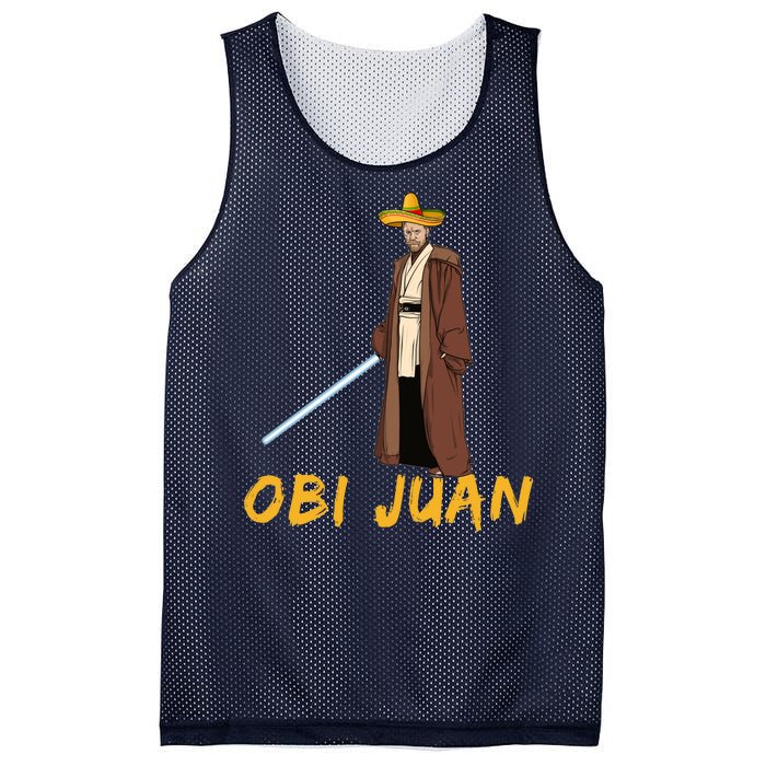 Obi Juan Funny Cinco De Mayo Mesh Reversible Basketball Jersey Tank