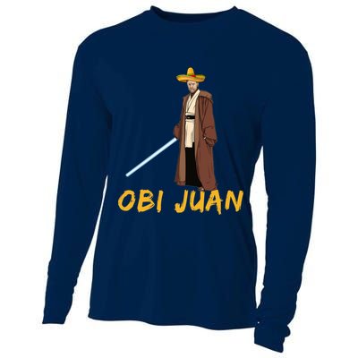 Obi Juan Funny Cinco De Mayo Cooling Performance Long Sleeve Crew
