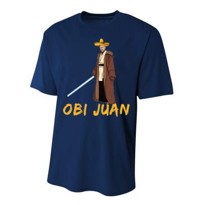 Obi Juan Funny Cinco De Mayo Performance Sprint T-Shirt