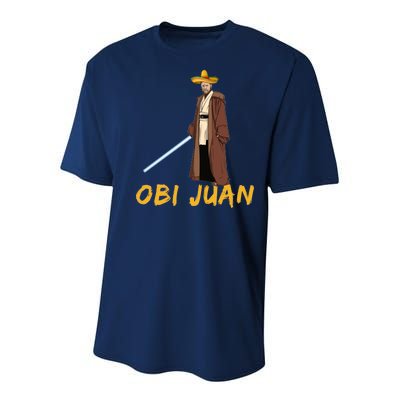 Obi Juan Funny Cinco De Mayo Youth Performance Sprint T-Shirt