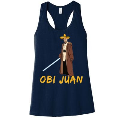 Obi Juan Funny Cinco De Mayo Women's Racerback Tank