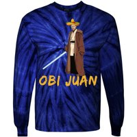 Obi Juan Funny Cinco De Mayo Tie-Dye Long Sleeve Shirt