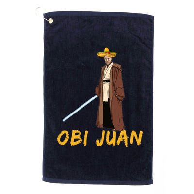 Obi Juan Funny Cinco De Mayo Platinum Collection Golf Towel