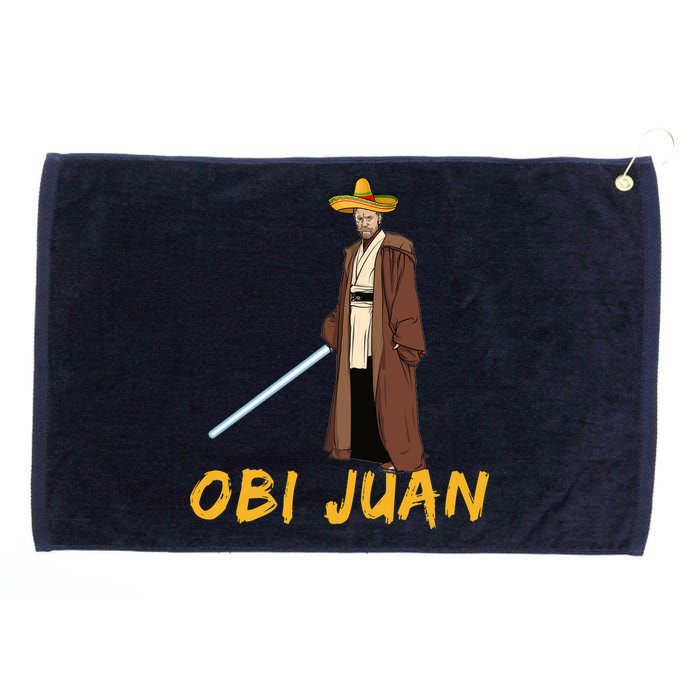 Obi Juan Funny Cinco De Mayo Grommeted Golf Towel