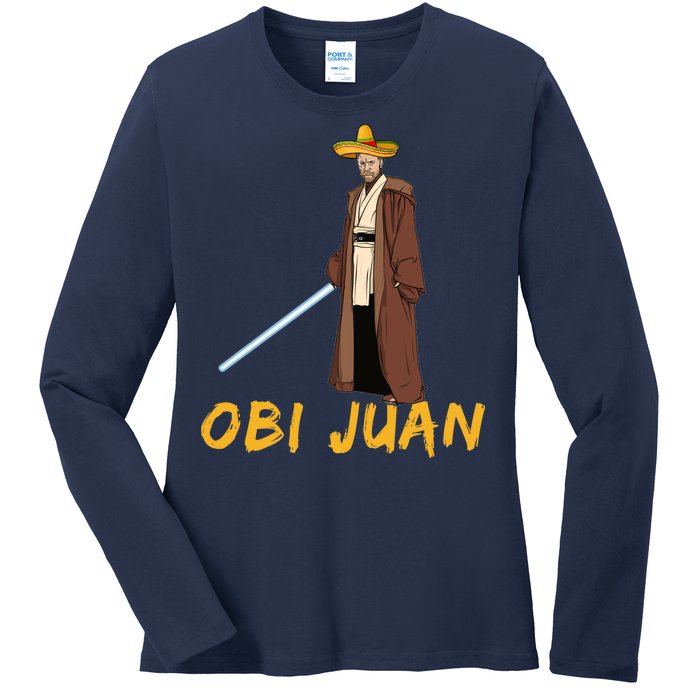 Obi Juan Funny Cinco De Mayo Ladies Long Sleeve Shirt