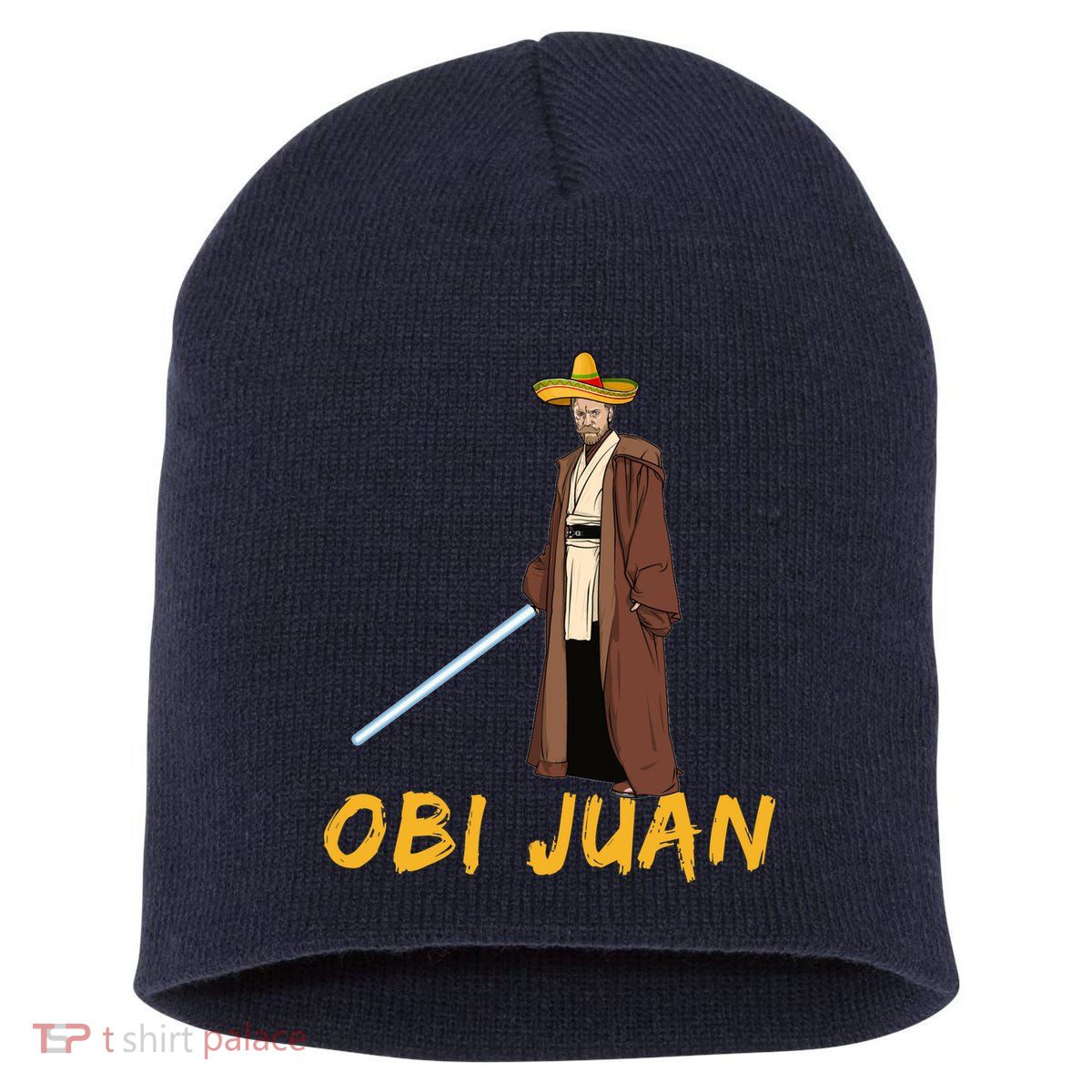 Obi Juan Funny Cinco De Mayo Short Acrylic Beanie