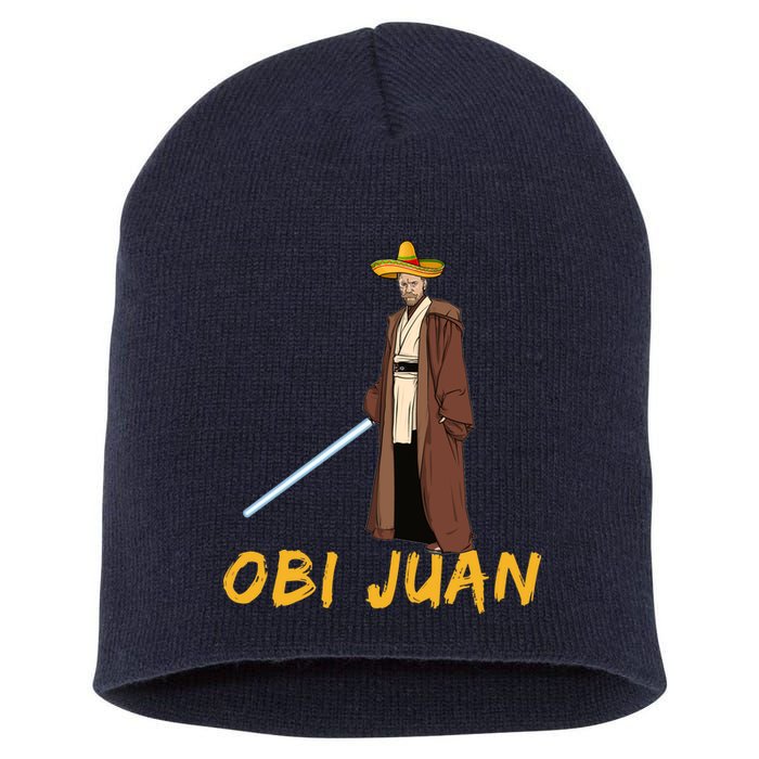 Obi Juan Funny Cinco De Mayo Short Acrylic Beanie