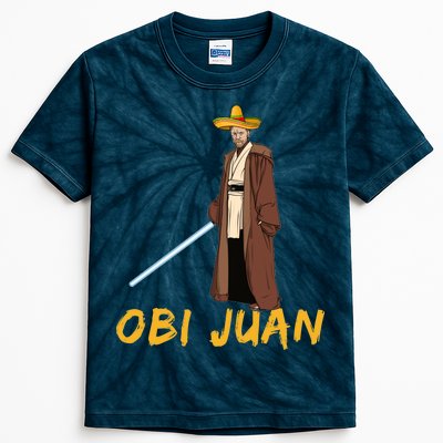 Obi Juan Funny Cinco De Mayo Kids Tie-Dye T-Shirt