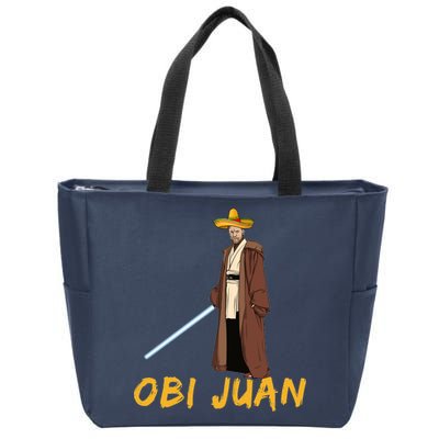 Obi Juan Funny Cinco De Mayo Zip Tote Bag