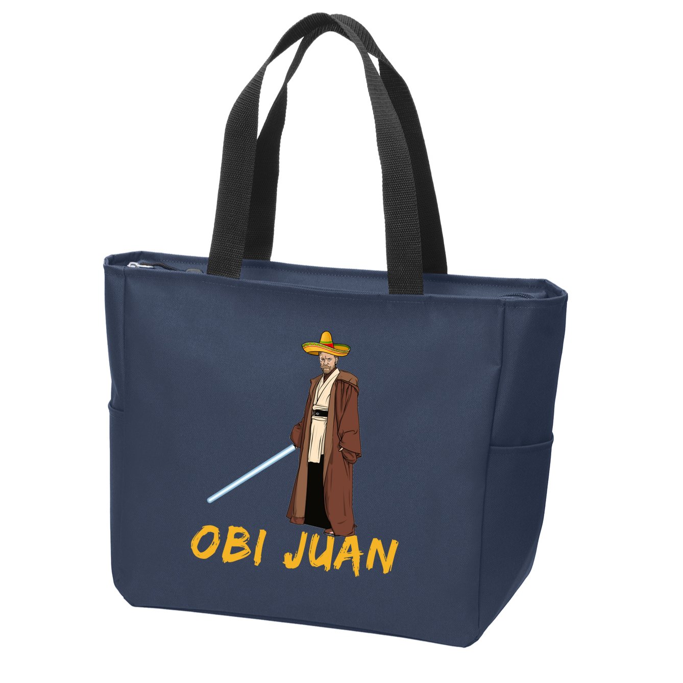 Obi Juan Funny Cinco De Mayo Zip Tote Bag