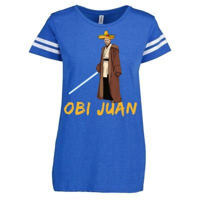 Obi Juan Funny Cinco De Mayo Enza Ladies Jersey Football T-Shirt