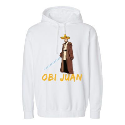 Obi Juan Funny Cinco De Mayo Garment-Dyed Fleece Hoodie