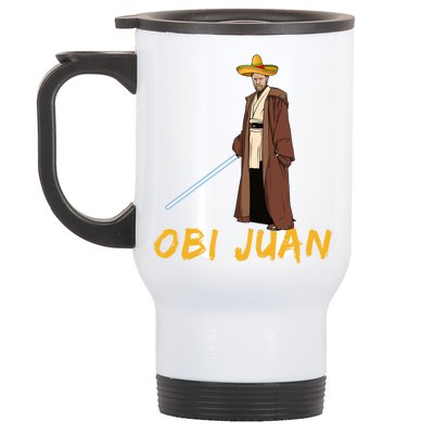 Obi Juan Funny Cinco De Mayo Stainless Steel Travel Mug