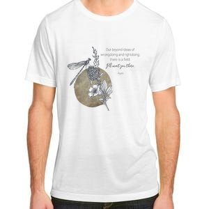 Out Beyond Ideas Rumi Poetry Quotes Adult ChromaSoft Performance T-Shirt