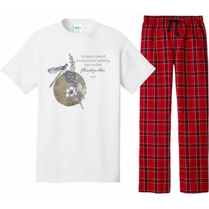 Out Beyond Ideas Rumi Poetry Quotes Pajama Set