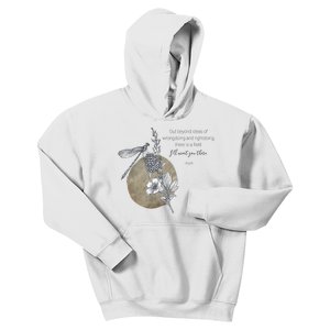 Out Beyond Ideas Rumi Poetry Quotes Kids Hoodie