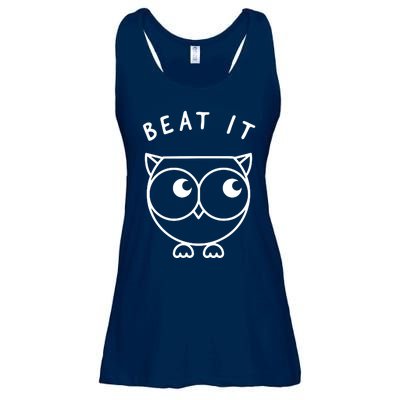 Owl Beat It Ladies Essential Flowy Tank