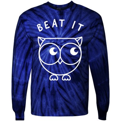 Owl Beat It Tie-Dye Long Sleeve Shirt