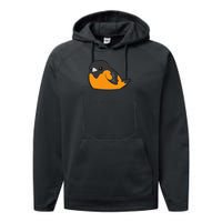 Oriole Bird In The Pocket Cute Pocket Oriole Performance Fleece Hoodie