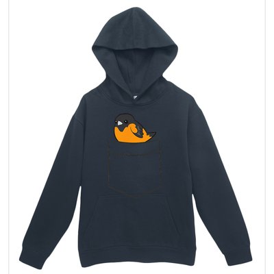 Oriole Bird In The Pocket Cute Pocket Oriole Urban Pullover Hoodie