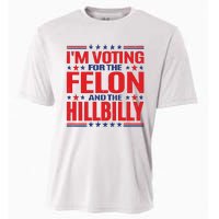 On Back Im Voting For The Felon The Hillbilly 2024 Cooling Performance Crew T-Shirt