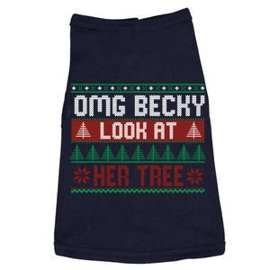 OMG Becky Look At Her Tree Ugly Christmas Doggie Tank