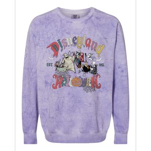 Oogie Boogie Lock Shock Barrel Halloween EST 1995 Colorblast Crewneck Sweatshirt