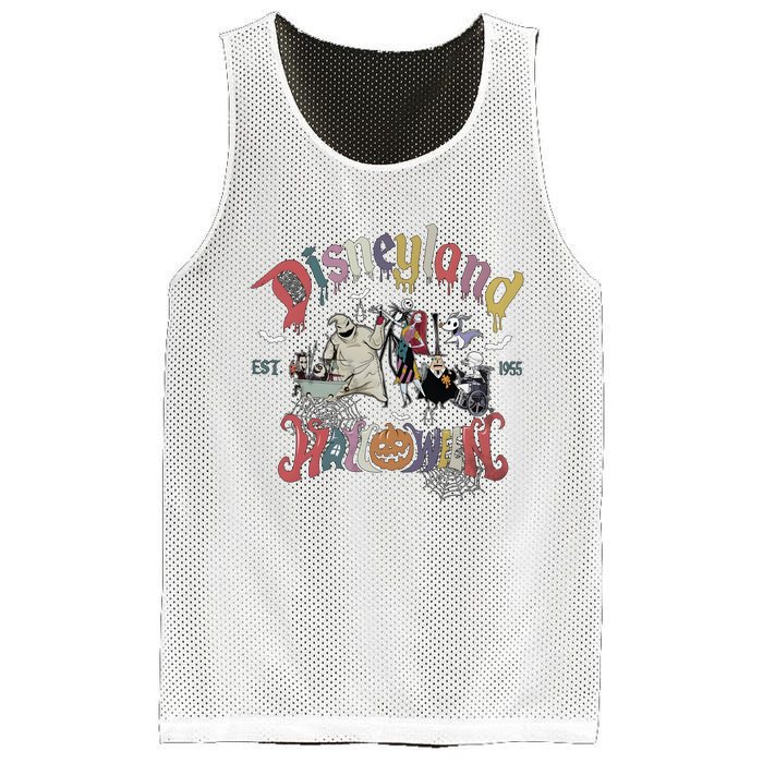 Oogie Boogie Lock Shock Barrel Halloween EST 1995 Mesh Reversible Basketball Jersey Tank