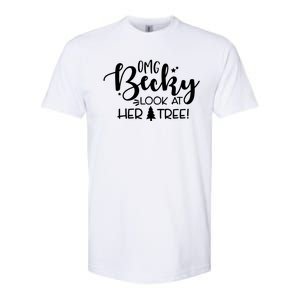 Omg Becky Look At Her Tree Funny Softstyle CVC T-Shirt